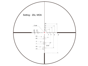 Прицел Vector Optics Continental Hunting ED 3-24x56, SF, VECON-CDM (MOA) (SCOL-50)