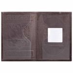 Обложка на паспорт, Brauberg, Герб, кожа гладкая, коньяк