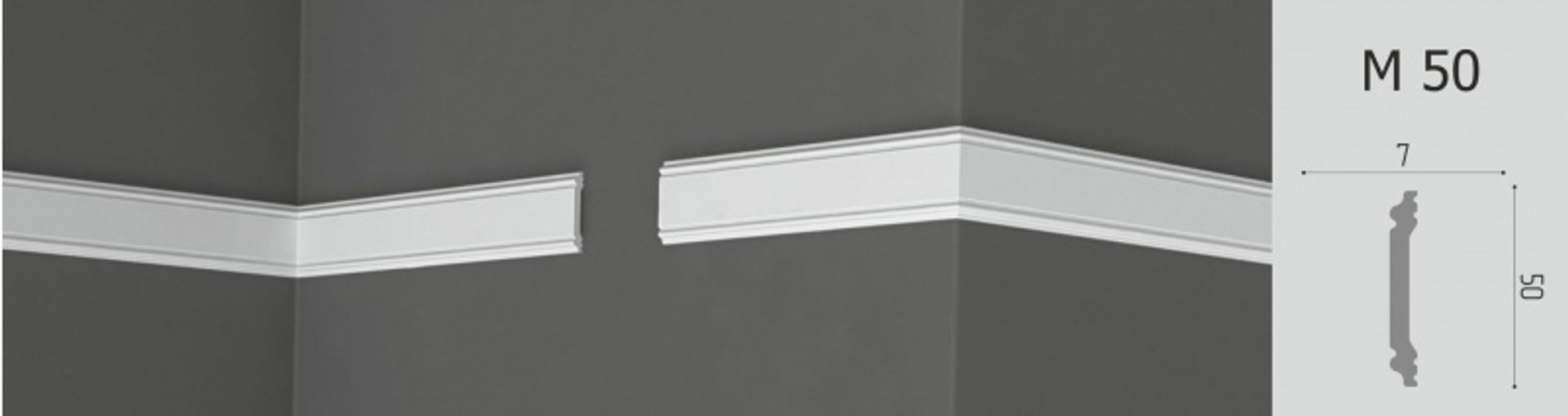 Плинтус XPS POLYMER М 50