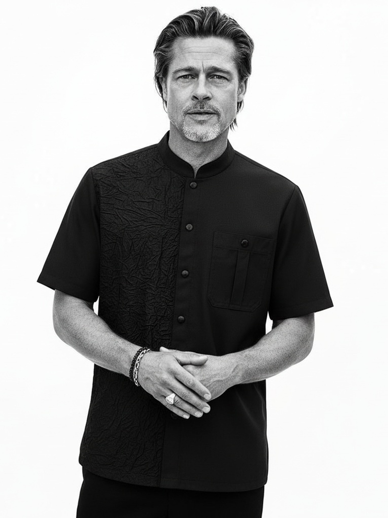 Рубашка мужская с жаткой для парикмахера