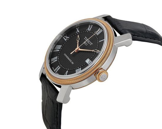 Мужские швейцарские наручные часы Tissot Bridgeport Powermatic T097.407.26.053.00