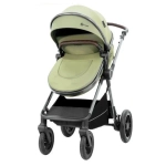 Детская коляска-трансформер Luxmom A4 3в1 (зеленый)