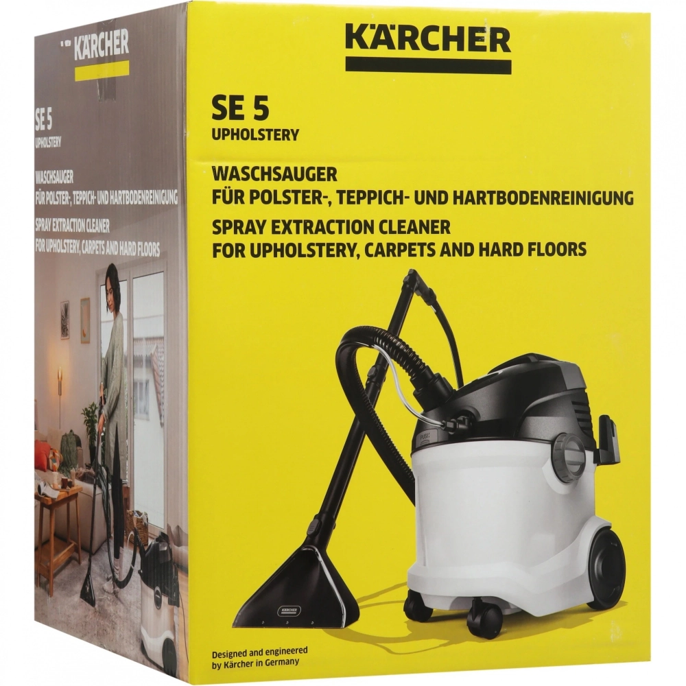 Пылесос моющий Karcher SE 5 1000Вт белый/черный (в компл.:1мешок)