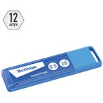 Грифели для механических карандашей, Berlingo, 0.5мм, 2B, 12шт., ассорти