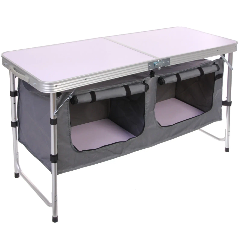 Стол кемпинговый складной XH2047, 120*47*54-70 см, 2 отделения
