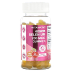 Vitamatic, Селен, натуральный персик, 200 мкг, 90 жевательных таблеток