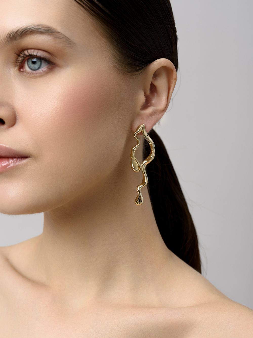 Серьги "Waterfall" Gold