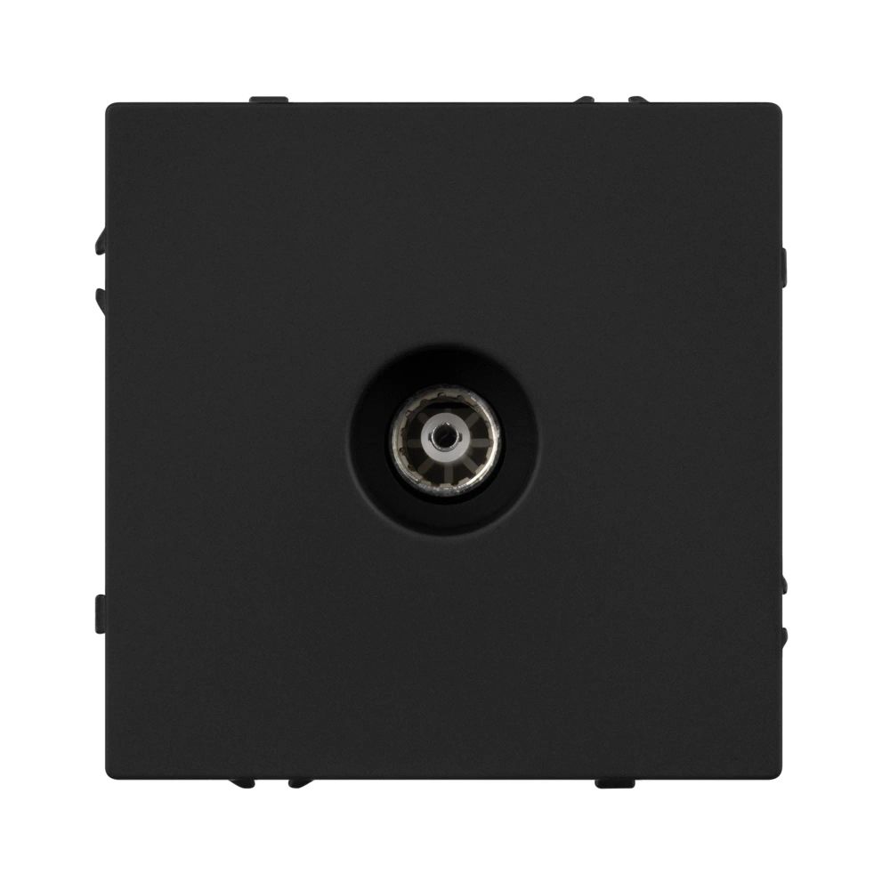 Механизм телевизионной розетки SCT-NOBE-MTV1-SFPL-BK (Arlight, Черный оникс) 054293