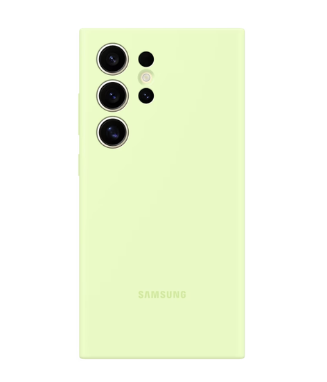 Чехол-накладка Silicone Case S24 Ultra ( Лайм)