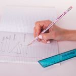 Карандаш чернографитный ЮНЛАНДИЯ "СЛАДКИЕ ИСТОРИИ", 1 шт., HB, с ластиком, корпус с печатью, 181750