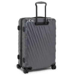 Чемодан средний расширяемый/Grey text