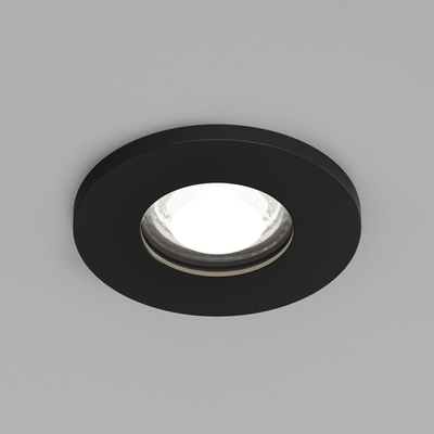 DK2036-BK Встраиваемый светильник влагозащ., IP 44, до 15 Вт, GU10, LED, черный, алюминий