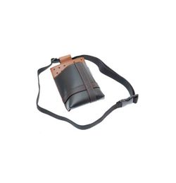 Кобура для ножниц (кожезаменитель) чёрный/коричневый