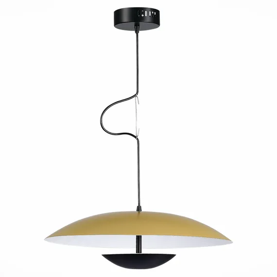utsenka-SL6502.203.01 Светильник подвесной ST-Luce Золотистый,Черный/Золотистый LED 1*35W 3000K ARMONICO