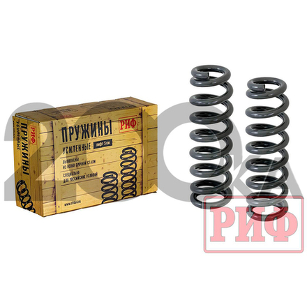 04-030C Пружины передние РИФ Toyota Land Cruiser Prado 150 дизель нагрузка 100 кг лифт 45 мм