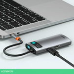 USB-хаб Baseus Metal Gleam Gray (CAHUB-CY0G)