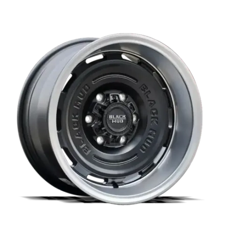 Диск колёсный литой BLACK MUD M560 R17 8,5 ET0 Matte Black / Machined Lip