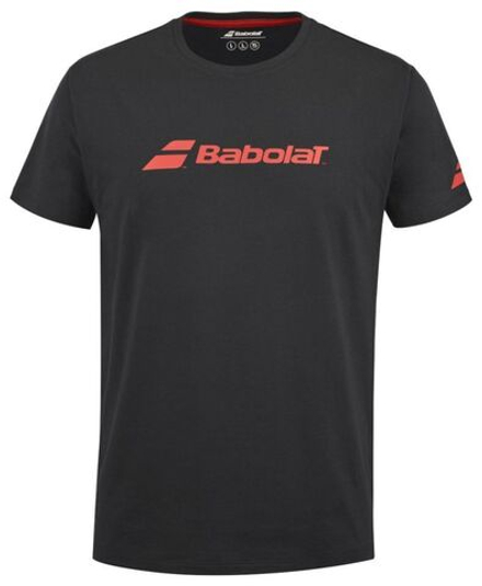 Теннисная футболка Babolat Exercise Tee Men - black/black