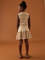 Юбка с вышивкой для девочки Next AD0-182, Светло-бежевый