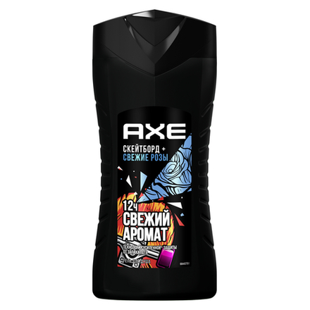 Axe Скейтборд Гель для душа  и свежие розы 250 мл