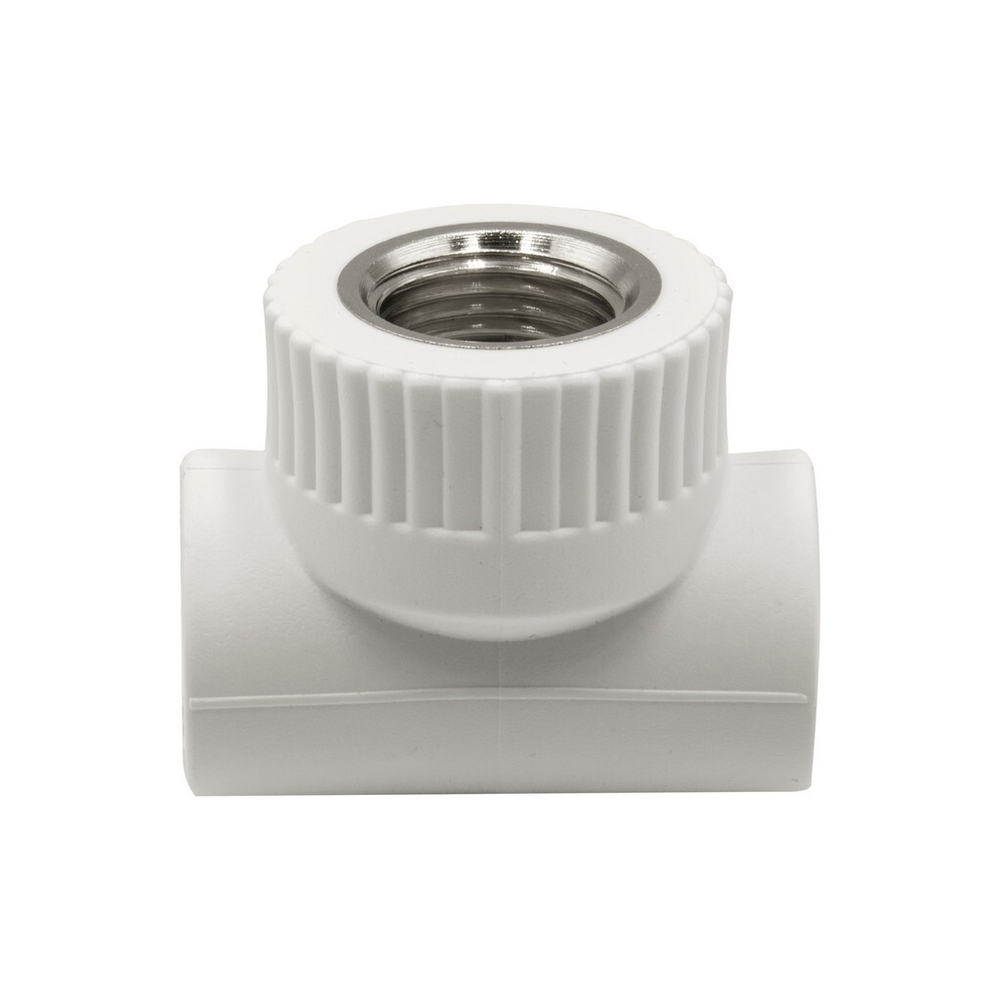 Тройник комб. вн 20х1/2''х20 EVER® plast БЕЛЫЙ (Россия)