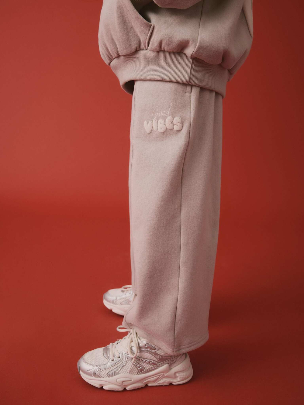 Джоггеры широкие для девочки Next AG5-906, Серый