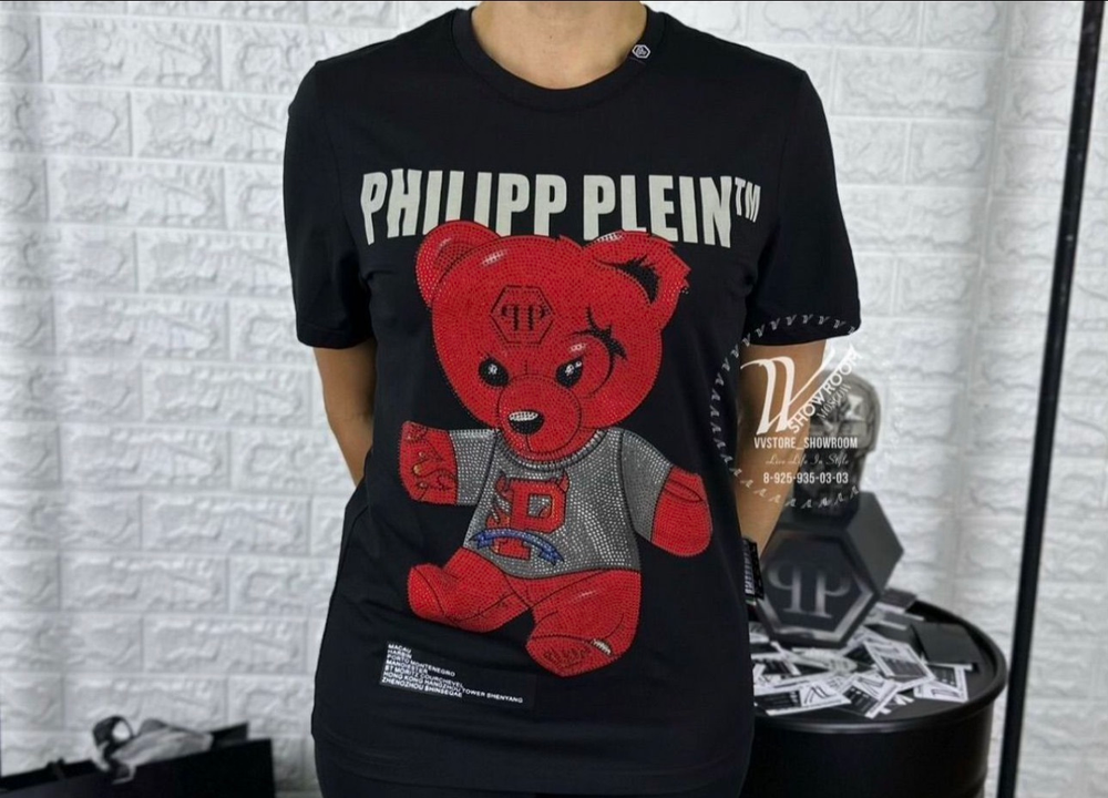 Футболка Philipp Plein Red Teddy P