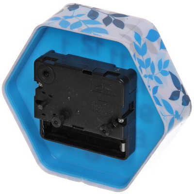 Будильник «Симфония» шестигранник синий 9,5*9,5*4,5см CY1103