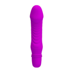 Фиолетовый мини-вибратор Stev -13,5 см. (Цвет: фиолетовый)