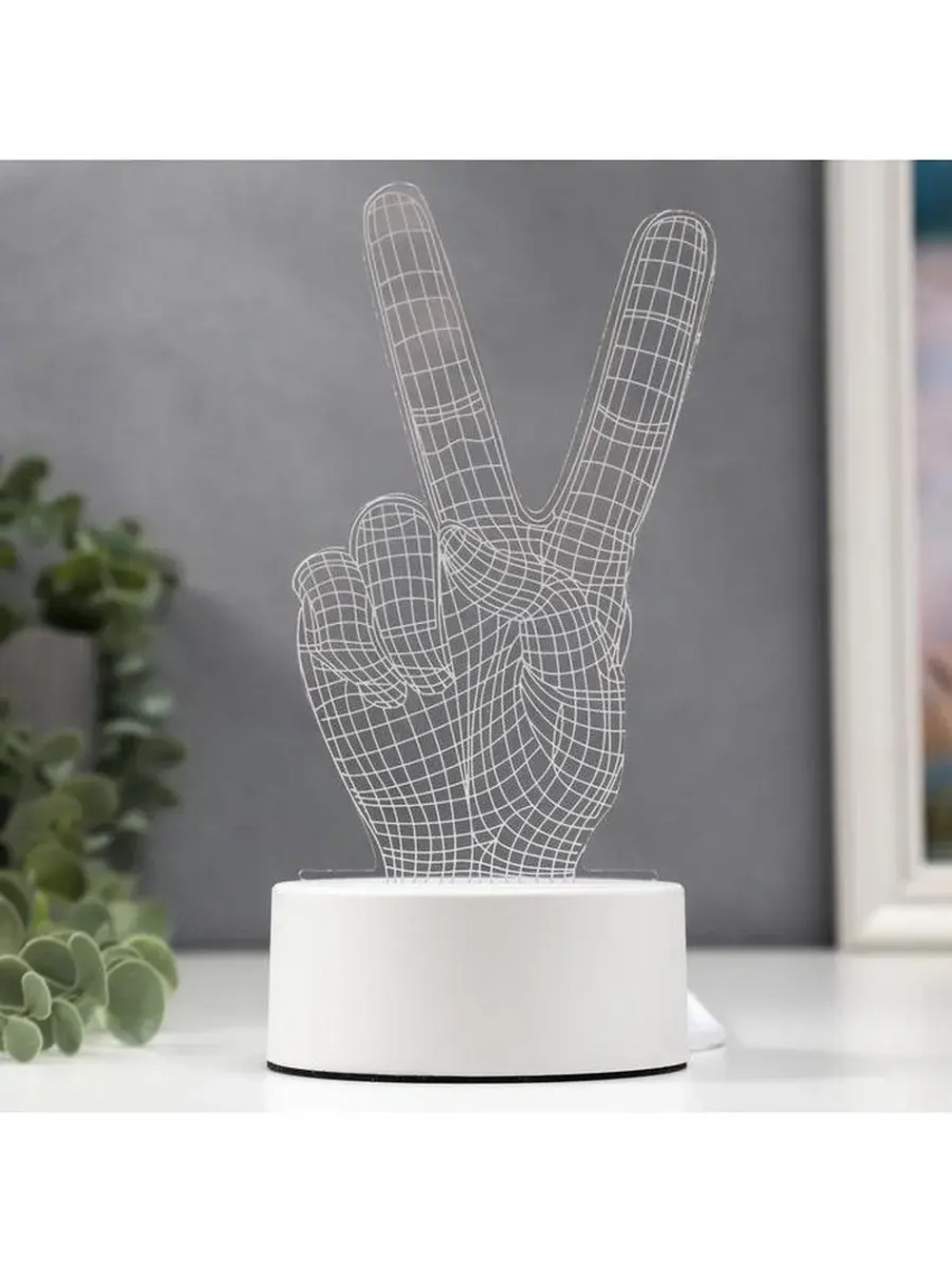 Светильник «Победа» LED RGB от сети 9.5×10×19 см RISALUX