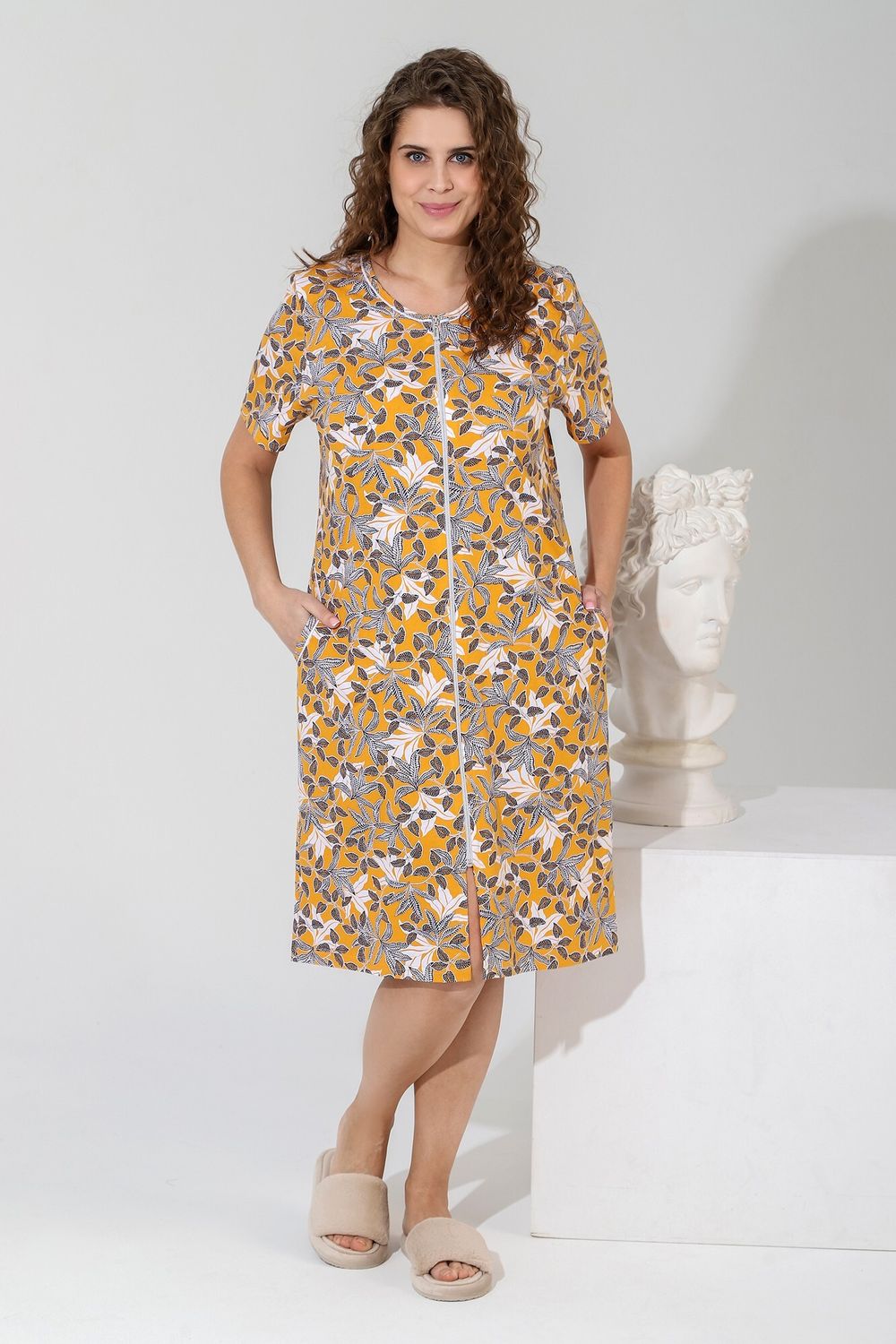 Халат Ирис-1 Виотекс ГОРЧИЧНЫЙ