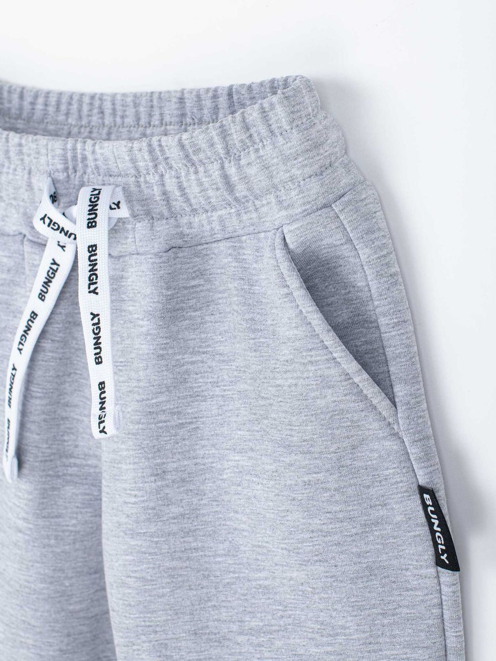 Джоггеры облегченные "Серый меланж" с карманами