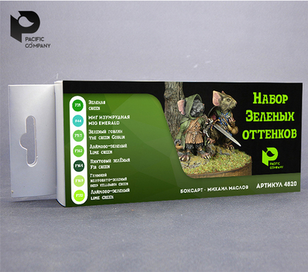 Коллекция зеленых оттенков