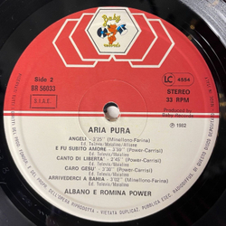 Винтажная виниловая пластинка LP Al Bano and Romina Power Aria Pura (Italy 1982) Felicita