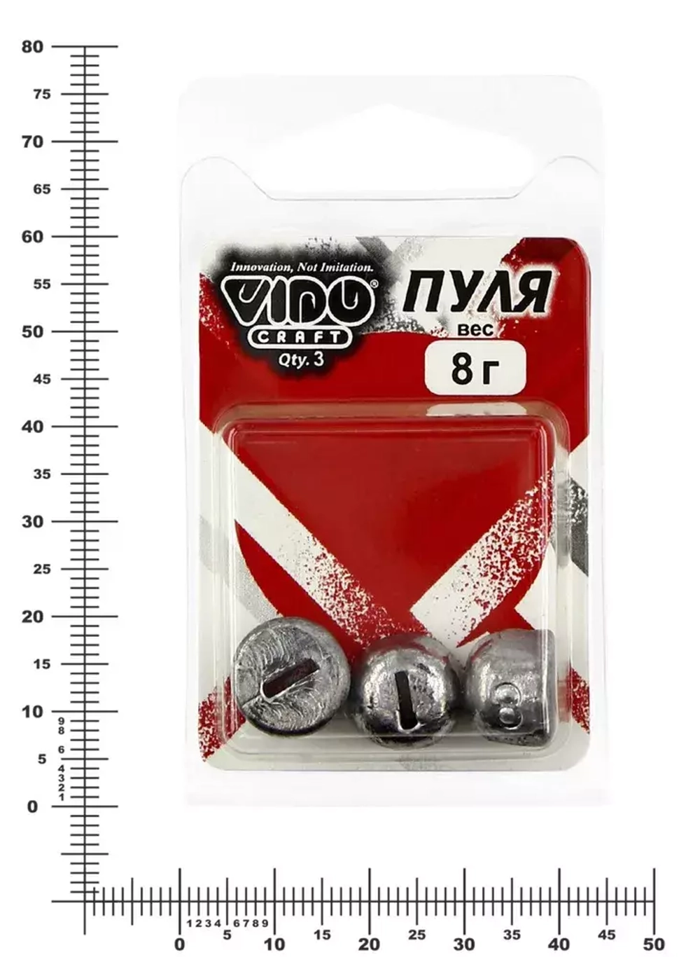 Груз "Пуля" для спиралей Jig Spring (3шт/уп)