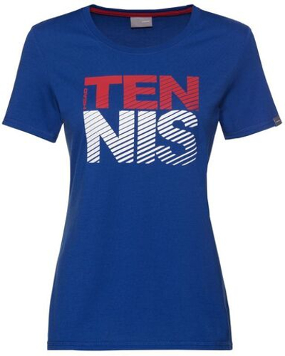 Женская теннисная футболка Head Club Lisa T-Shirt W - Blue