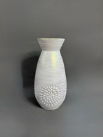 Ваза керамическая белая "Капля" (h 34 см)