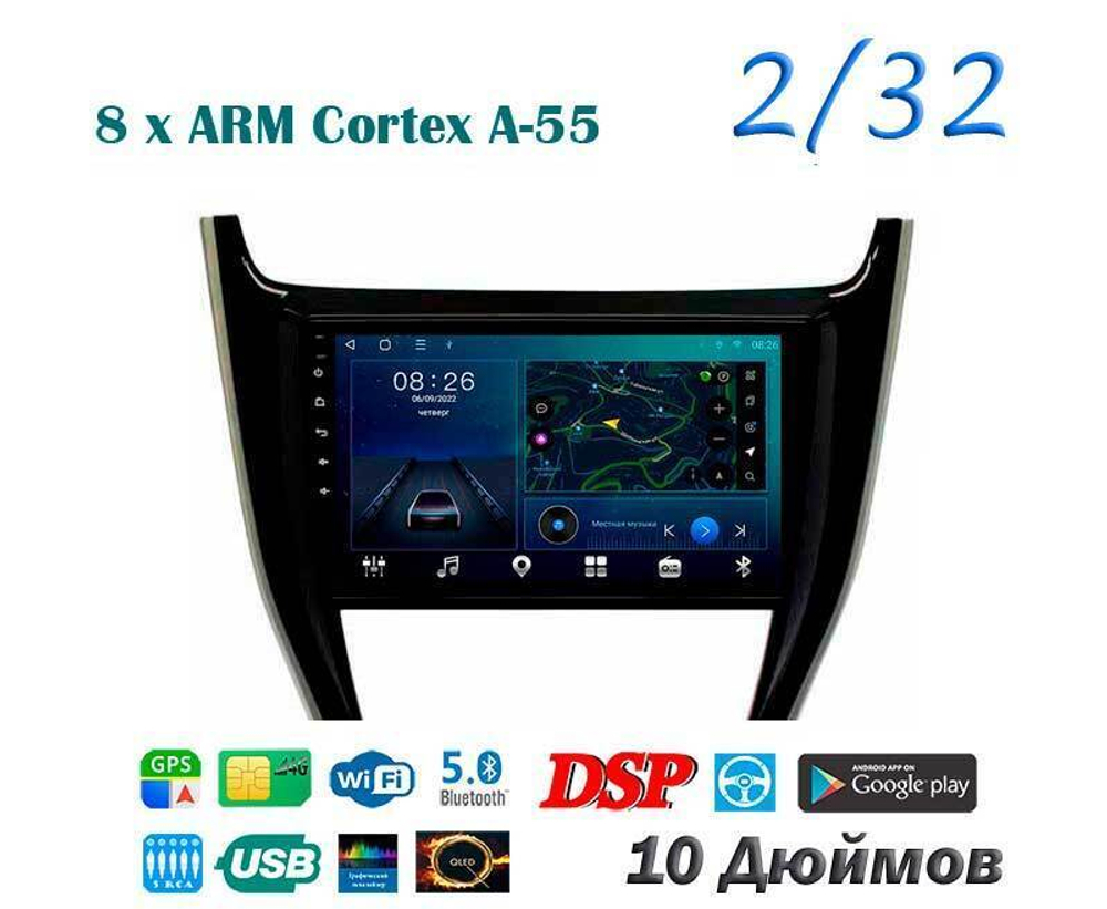 Topway TS18 2+32GB 8 ядер для Toyota Harrier 2017-2020