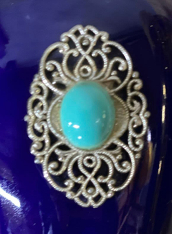 Пара амфор. Фарфор, бирюза, золото. Европа. ХХ в.