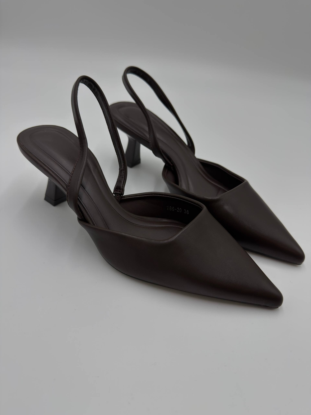 Туфли женские экокожа/текстиль арт. 86-20 цвет "коричнево-бордовый"