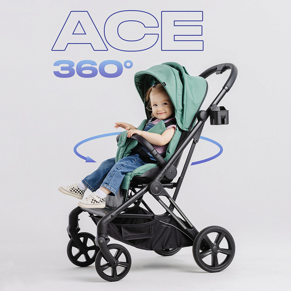 Детская прогулочная коляска Rant Ace Green