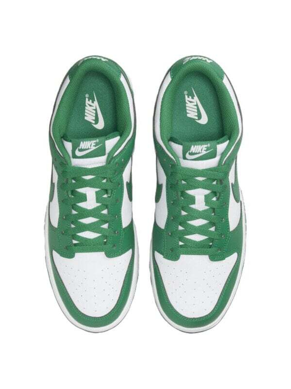Nike Dunk Anti-Slip Wear-Resistant Кроссовки бело-зеленые