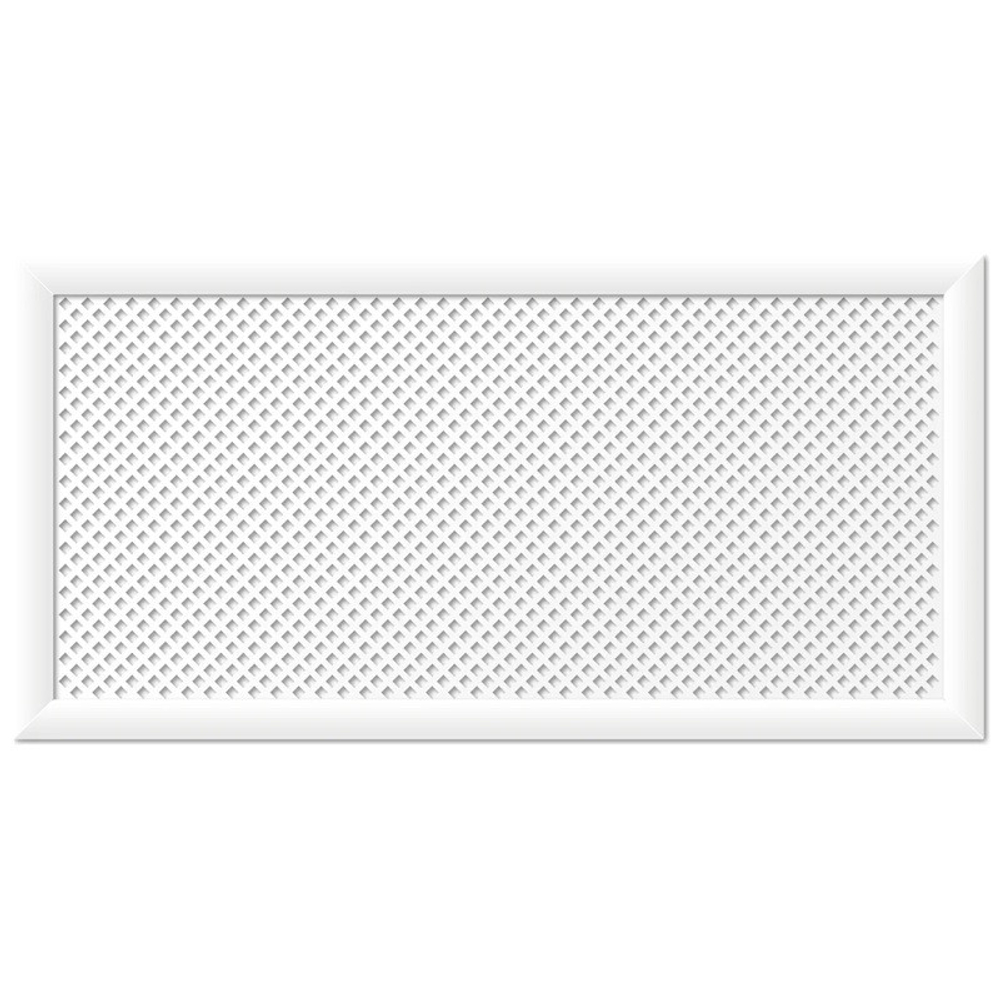 Экран для радиатора Стильный дом Глория v546728 белый 1200х600 мм