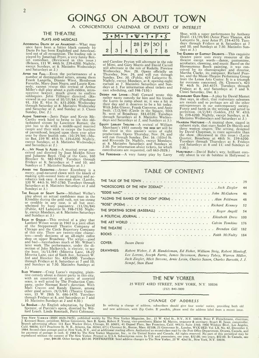 Журнал The New Yorker 03-12-1984