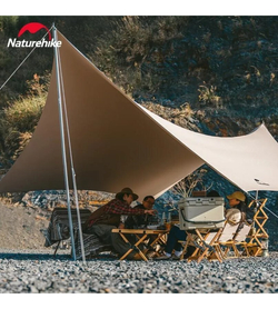 Тент кемпинговый Naturehike Lianyun, алюминиевый каркас, золотистый 690х480 мм