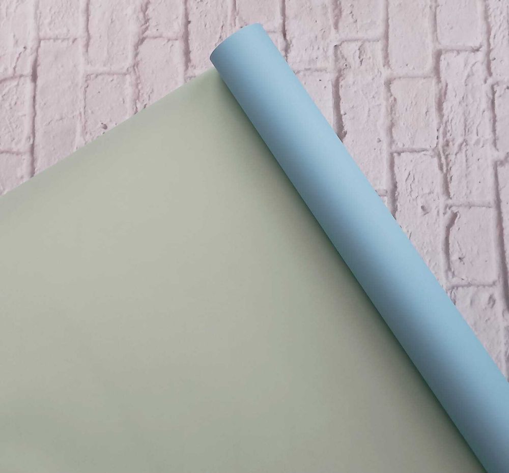 Пленка 2-х сторонняя 58*10м СЕРЫЙ/ГОЛУБОЙ