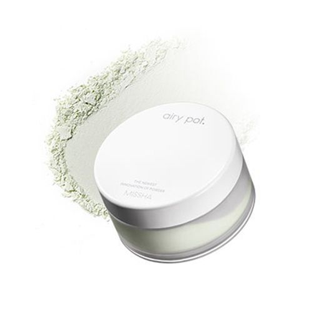 Missha Mint Airy Pot Powder Mint рассыпчатая матирующая пудра