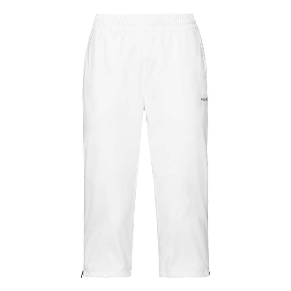 Женские теннисные брюки HEAD Club Training Pants Women - White, Silver
