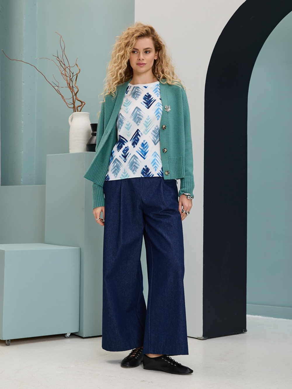 Джемпер 2513 можжевельник TINONA