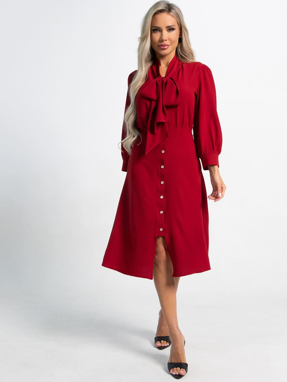 Платье Берта (красное) П15494-34М LT Collection